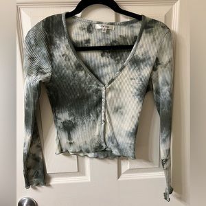 Tie dye cropped top